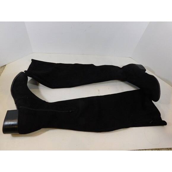 Kenneth Cole Women's Adelynn Over the Knee OTK Partial Zip Boots 6 M Black - Picture 2 of 4